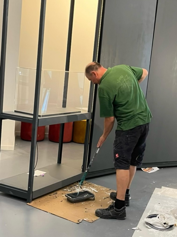 Museum hinter den Kulissen bei der Arbeit