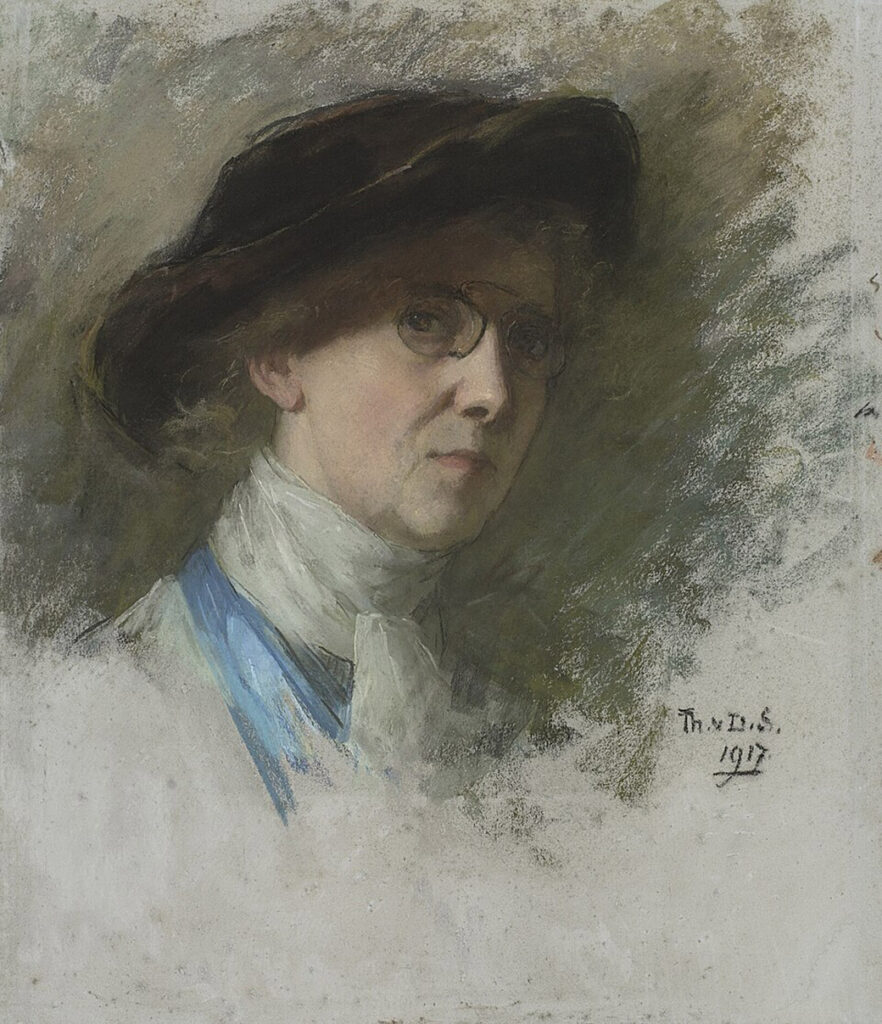 Therese Schwartze Zelfportret