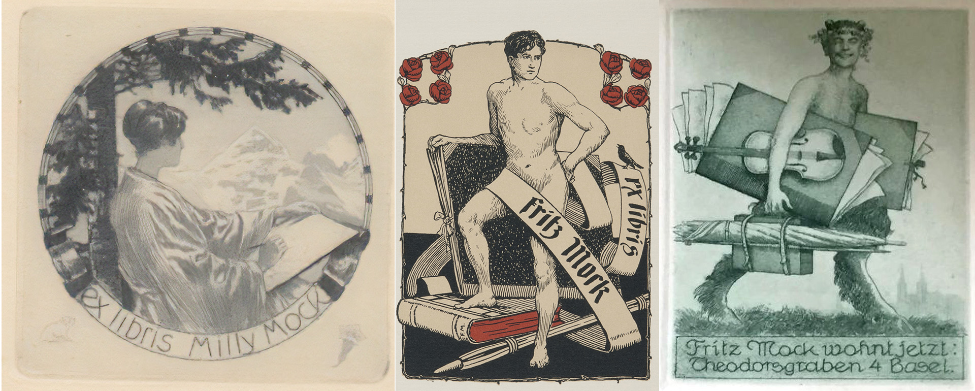 Milly Mock En Fritz Mock Ex Libris