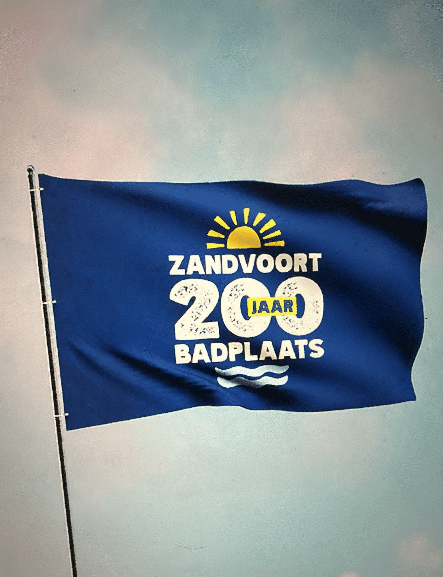 Zandvoort 200 Jaar Badplaats Vlag