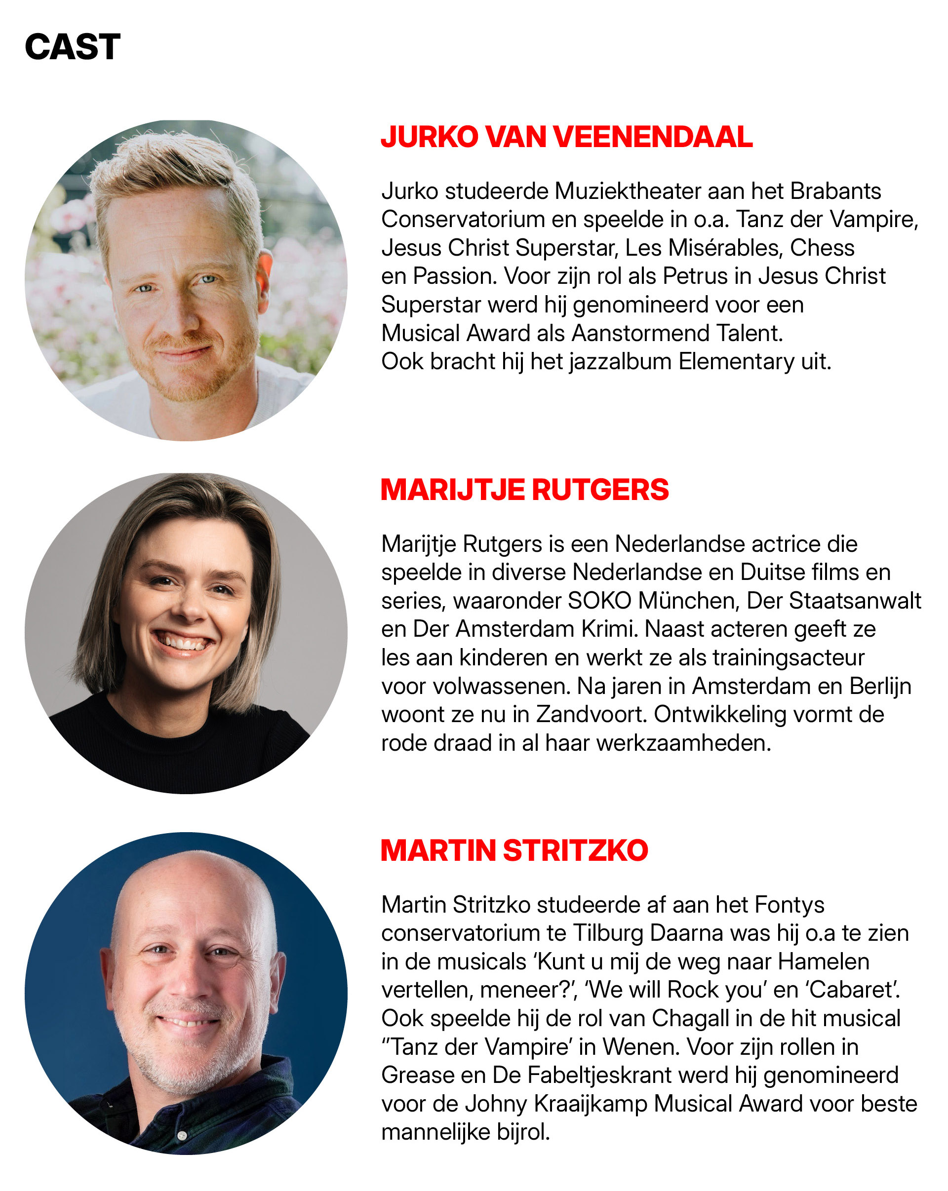 Cast Kogel In De Kont