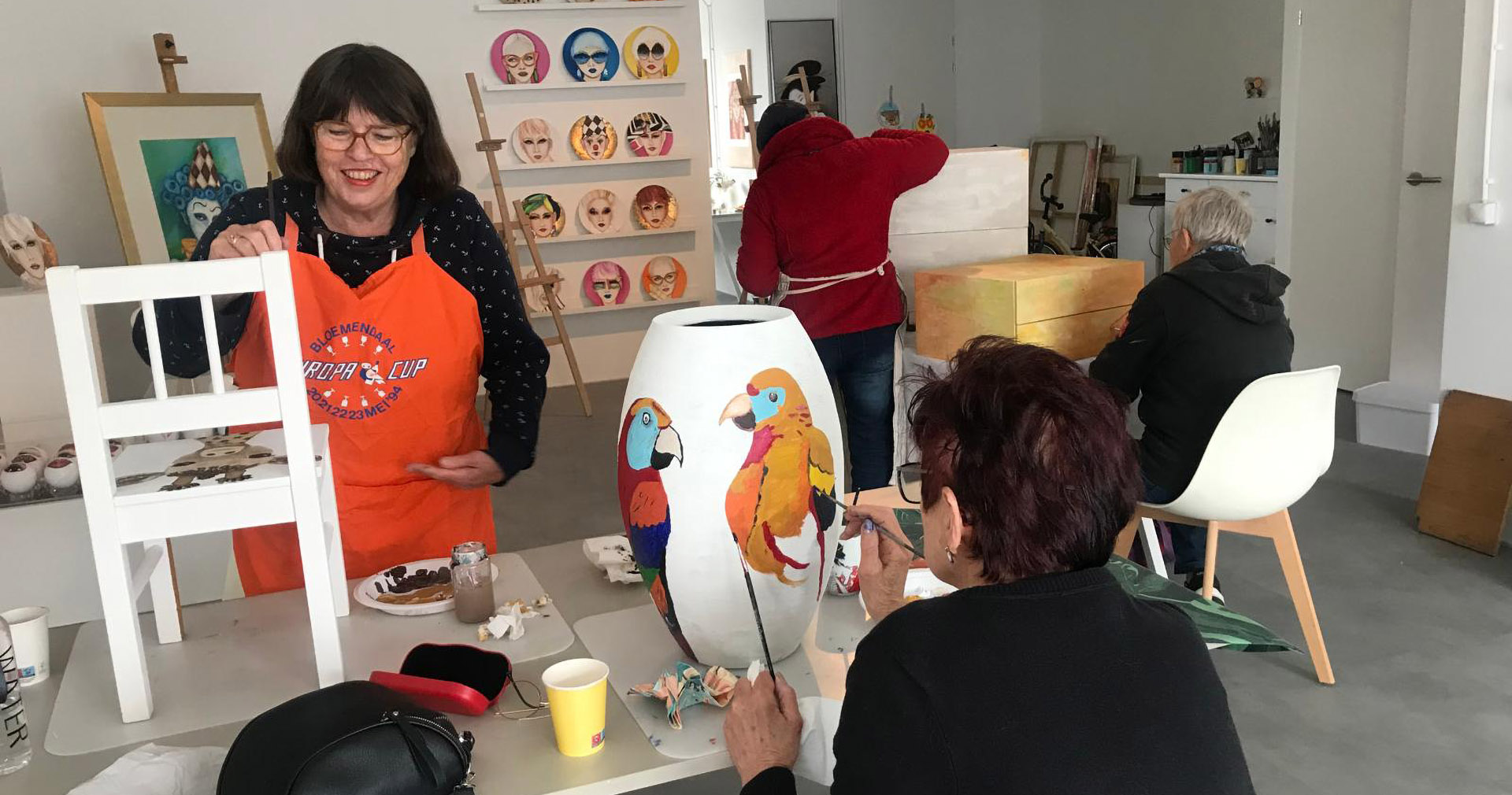 Cursus Schildern In Acryl Met Hilly Jansen