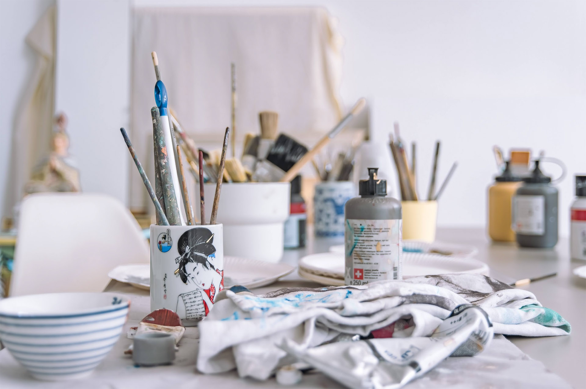 Hilly Jansen Schilderen Met Acryl Materialen