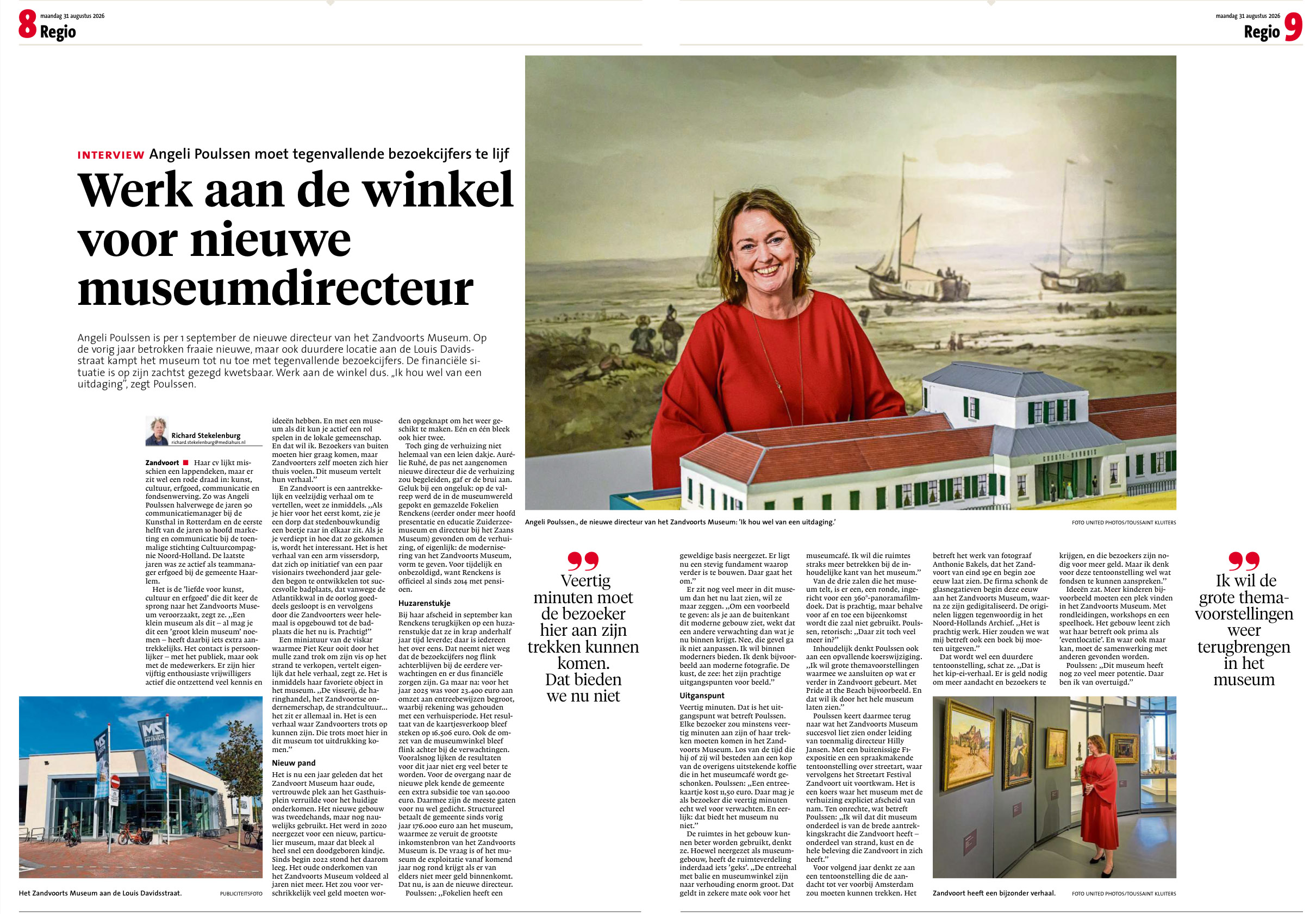 ZM Haarlemsdagblad 31 Augustus 2026 Artikel