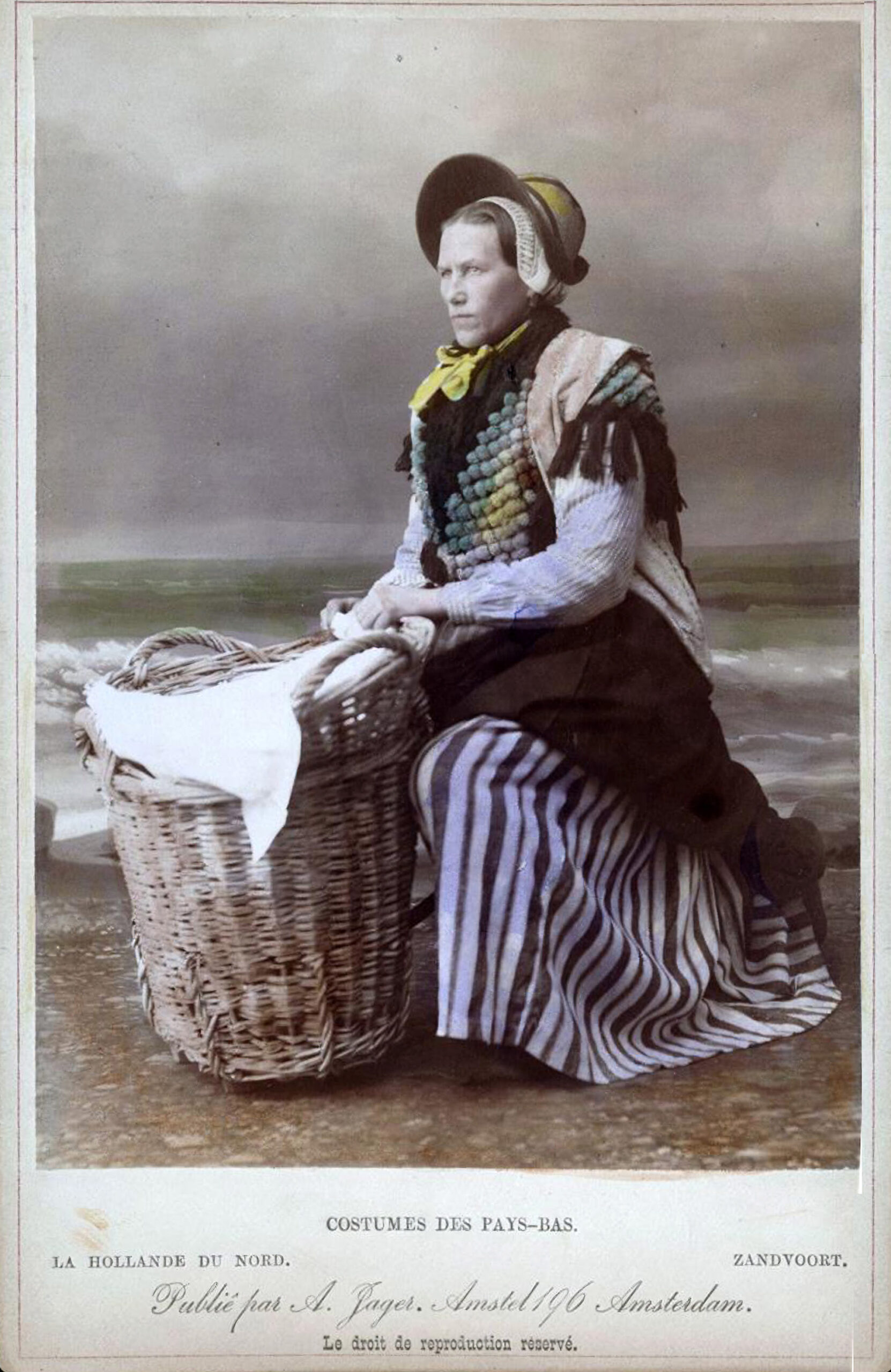 Dirkje Koning Visloopster A.Jager Costumes De Pay Bas